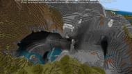 The resource rich mountain spawn (Image via Mojang)